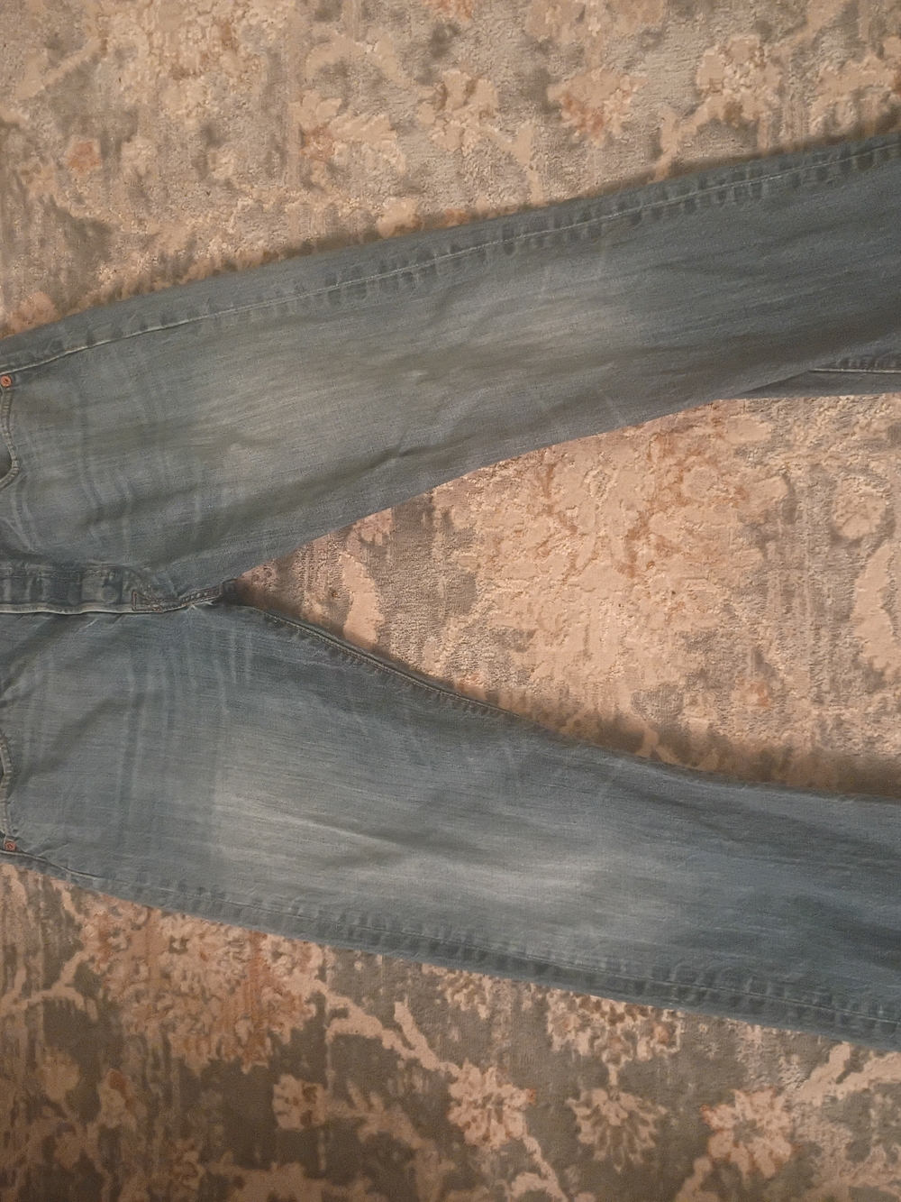 Vintage 501 Button Flys Levi's Men's Light Blue Straight Jeans
